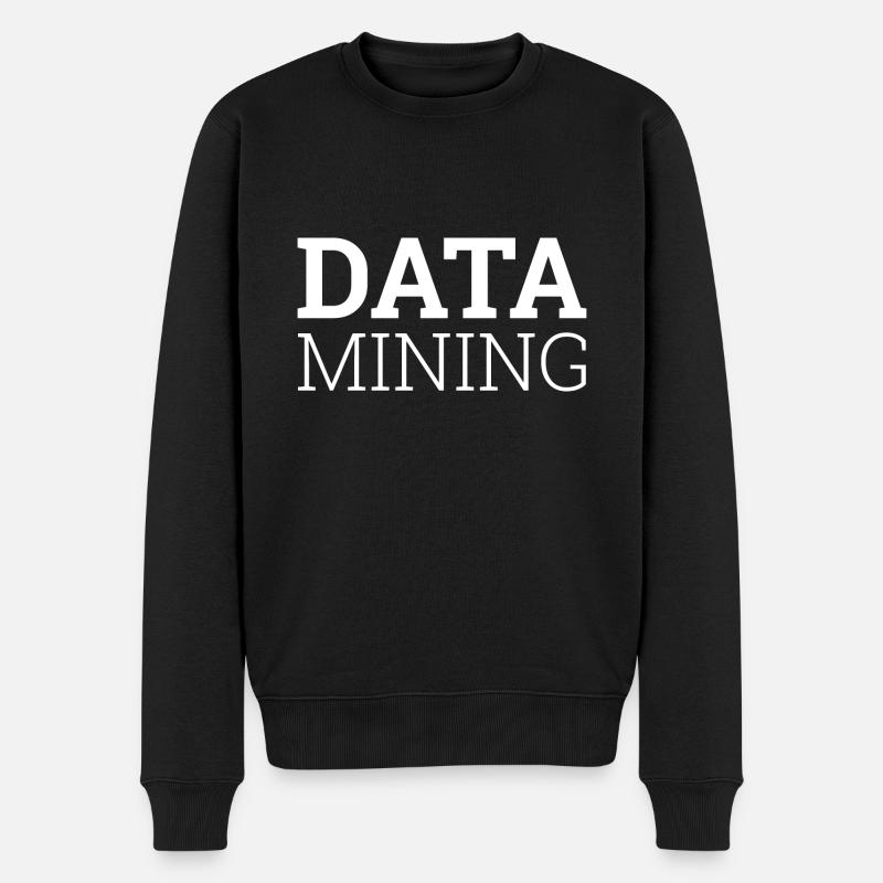 "Data Mining"| Data Scientist - Men's Premium Organic Jumper - black