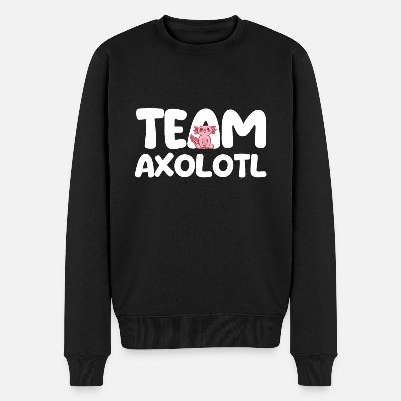 Axolotl - Pull Premium bio Homme - noir