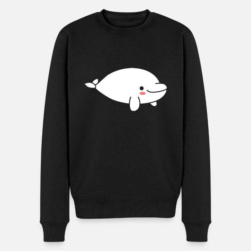 Dugong - Männer Premium Bio Pullover - Schwarz
