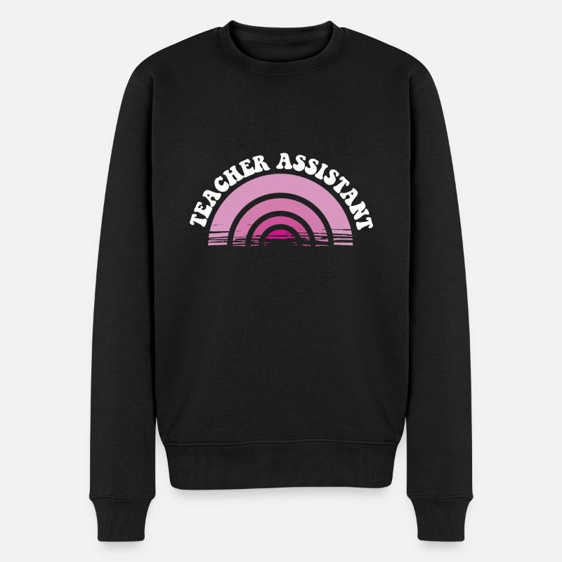 Substitute Teacher Teacher Assistant School - Männer Premium Bio Pullover - Schwarz