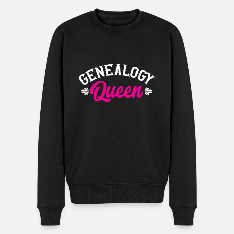 Généalogie Généalogie Généalogiste - Pull Premium bio Homme - noir