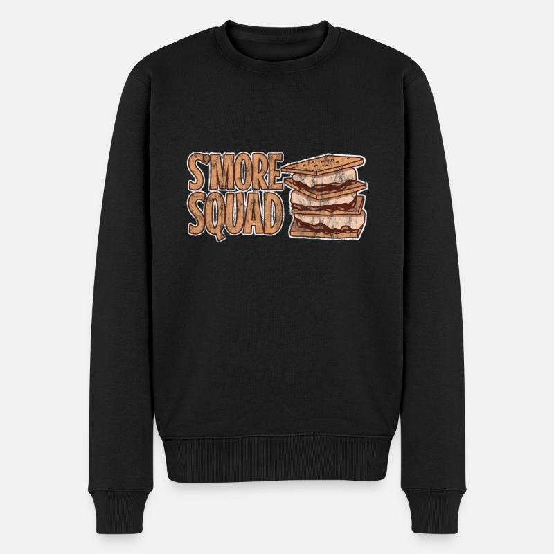 S'more Squad 3 - Männer Premium Bio Pullover - Schwarz