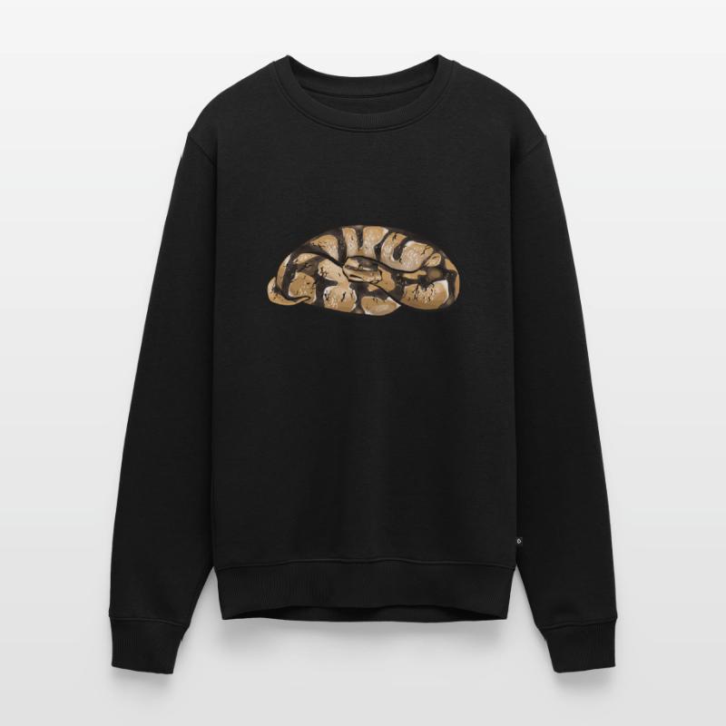 Ball Python Schlange Königspython Männer Premium Bio Pullover