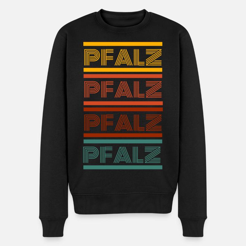 Pfalz Edition - Männer Premium Bio Pullover - Schwarz