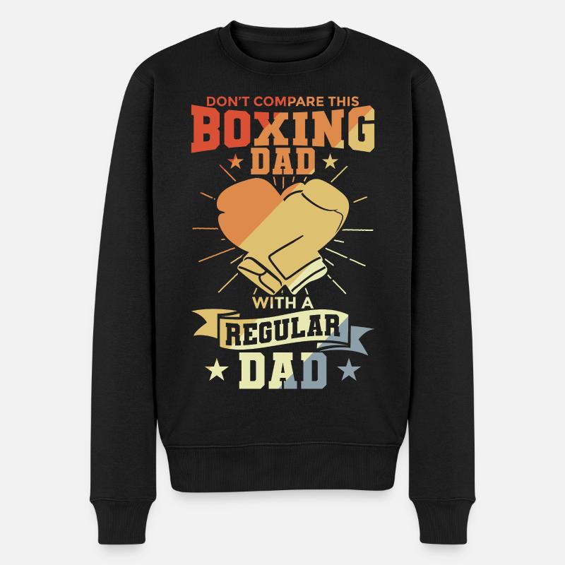 Papa boxeur - Pull Premium bio Homme - noir