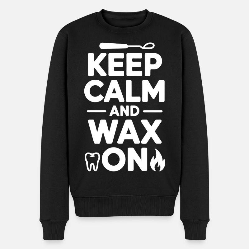 Dental Lab Technician Framework  - Men's Premium Organic Jumper - black