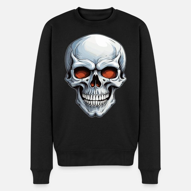Crâne - Pull Premium bio Homme - noir