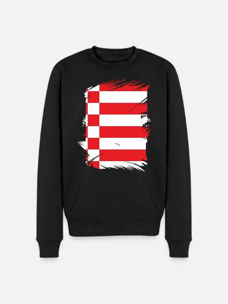 Bremen Flag Bremen Flag - Men's Premium Organic Jumper - black