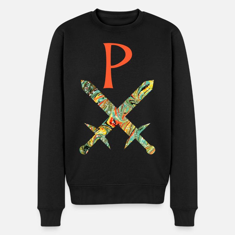 épées croisées e 200 p - Pull Premium bio Homme - noir