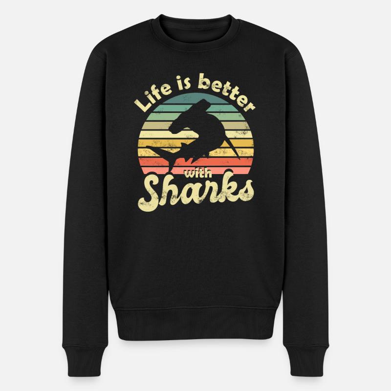 Requin-marteau Requin - Pull Premium bio Homme - noir