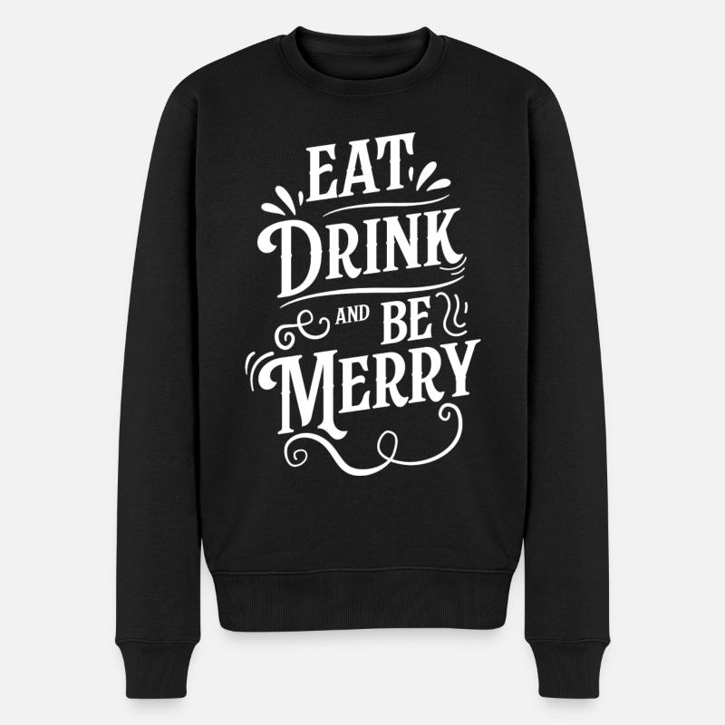 Comptoir alimentaire gourmet - Pull Premium bio Homme - noir