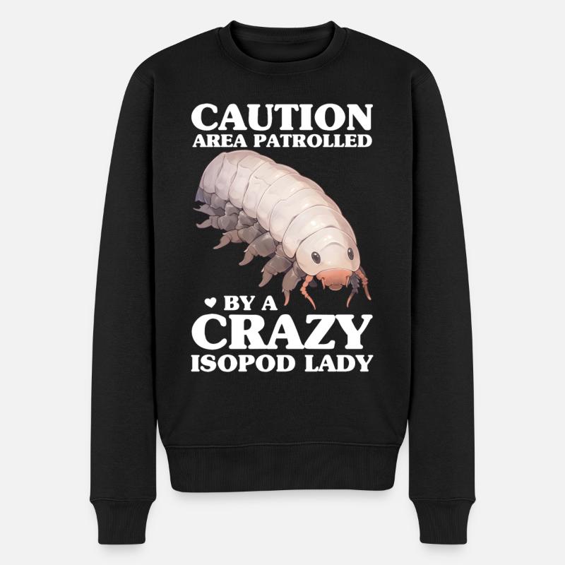 Isopoden - Männer Premium Bio Pullover - Schwarz