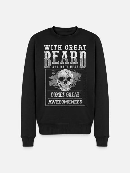 Frisur Männer Style - Männer Premium Bio Pullover - Schwarz