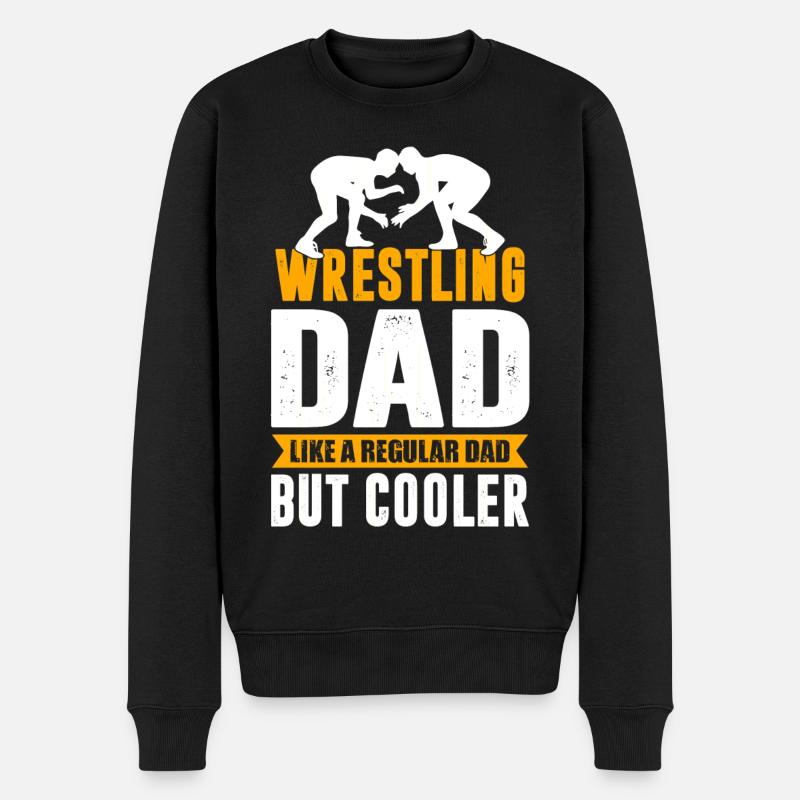 Lutte - Pull Premium bio Homme - noir