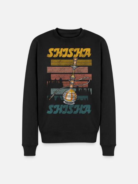 Shisha Smoker Smoker Bar - Men's Premium Organic Jumper - black