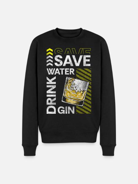 Drinks crash - Men's Premium Organic Jumper - black