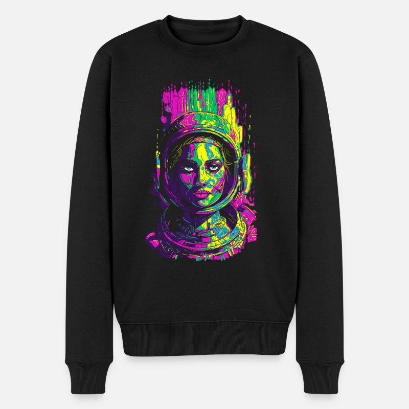 Voyage galactique - Pull Premium bio Homme - noir