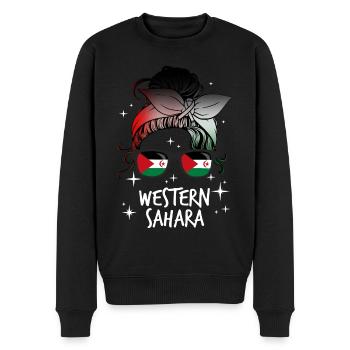 Sahara occidental - Pull Premium bio Homme - noir - Devant - Nico (187cm)