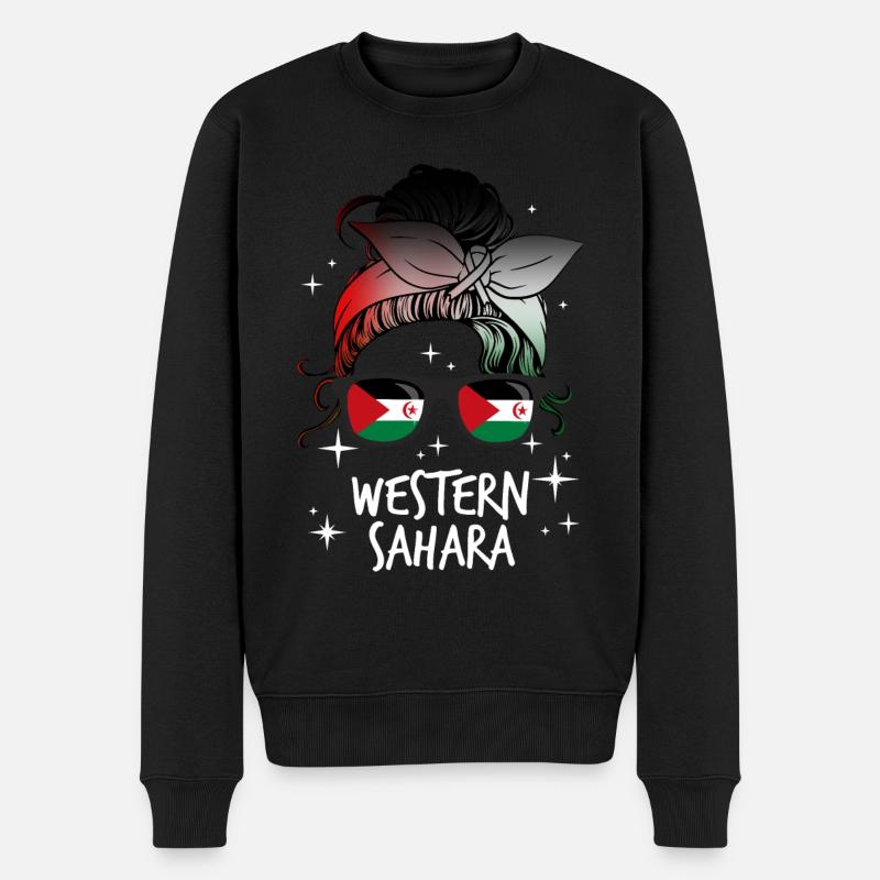 Sahara occidental - Pull Premium bio Homme - noir