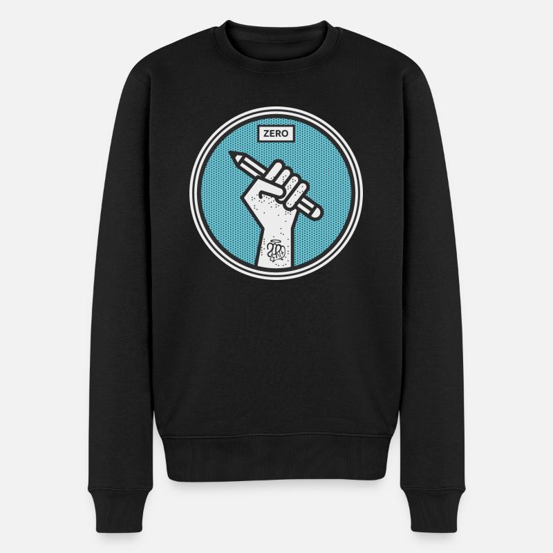 Rebel Art - Pull Premium bio Homme - noir