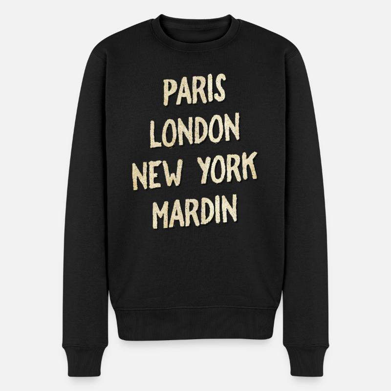 Mardin - Pull Premium bio Homme - noir