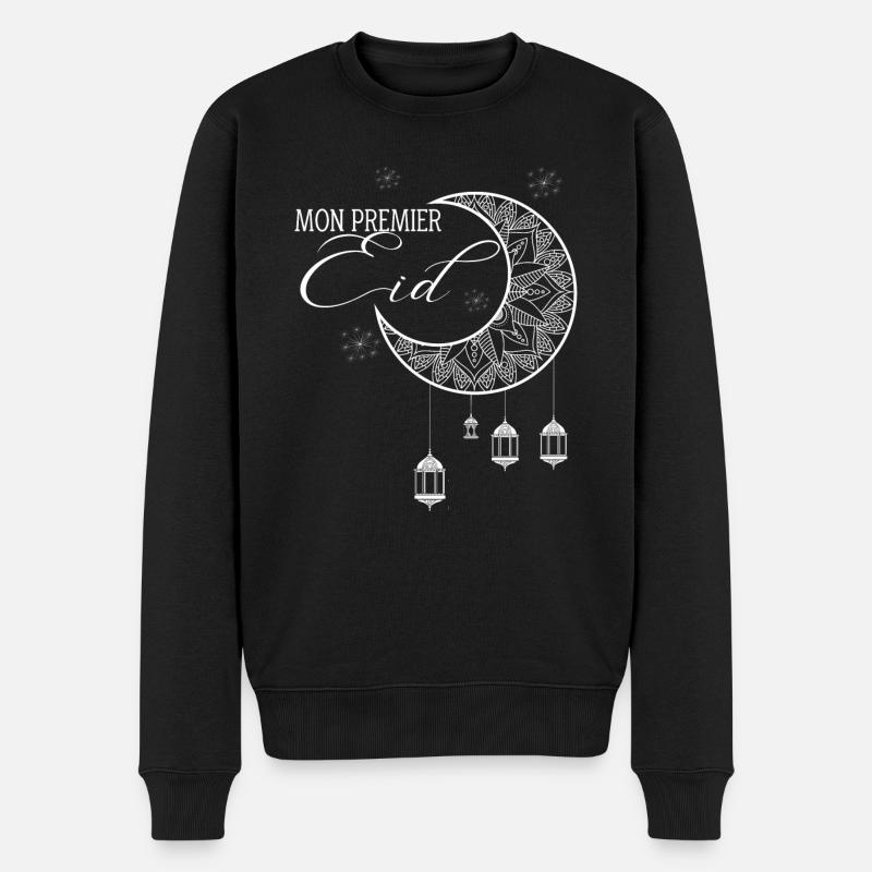 mon premier Eid - Pull Premium bio Homme - noir