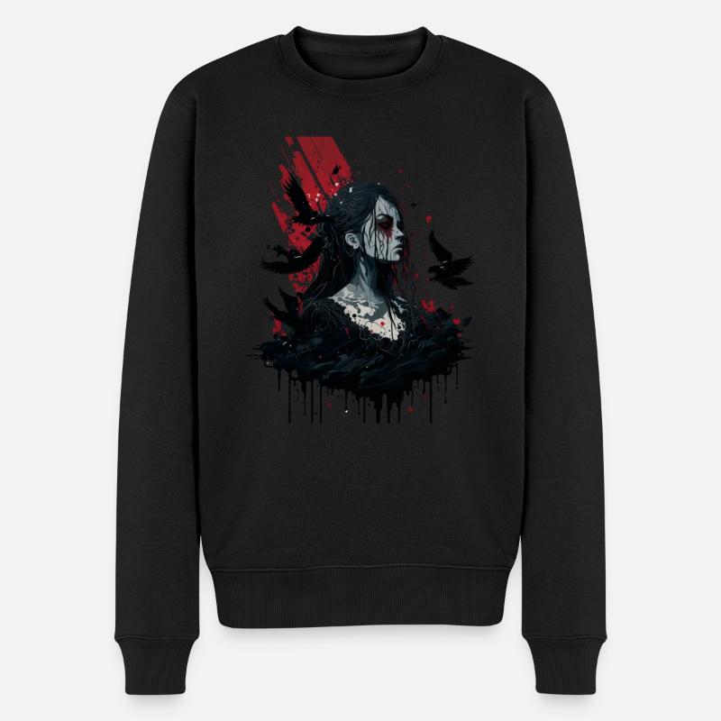 Fille noire II - Pull Premium bio Homme - noir