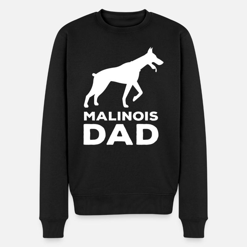 Chien Hund - Pull Premium bio Homme - noir