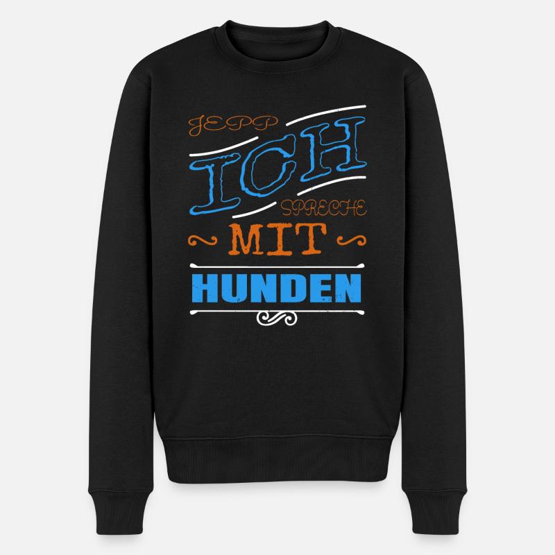 humor chihuahua lieben hundeliebhaber boxer - Männer Premium Bio Pullover - Schwarz