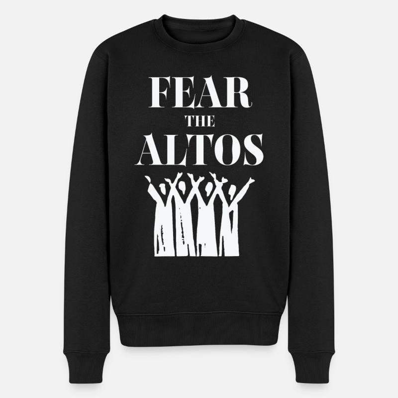 Alto Fear The Altos - Männer Premium Bio Pullover - Schwarz