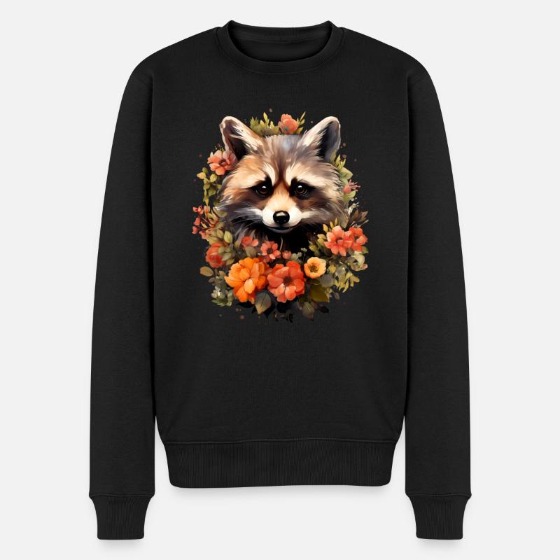 Raton laveur - Pull Premium bio Homme - noir