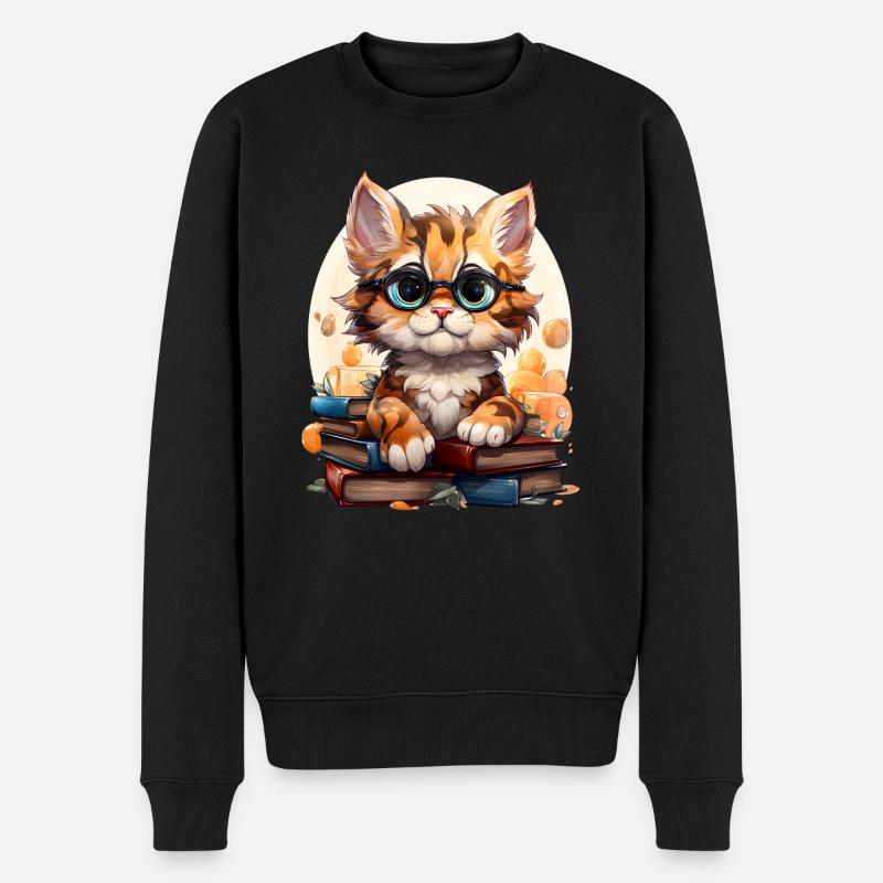 Tigre - Pull Premium bio Homme - noir