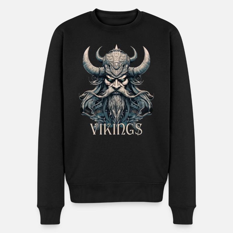 Viking Valhalla Nordmann Design - Pull Premium bio Homme - noir