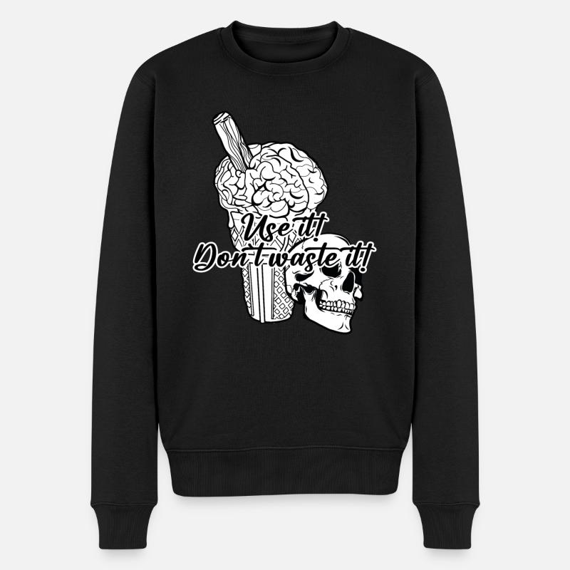 Cerveau // Illustration - Pull Premium bio Homme - noir