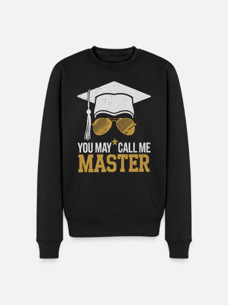 Design amusant pour le master - Pull Premium bio Homme - noir