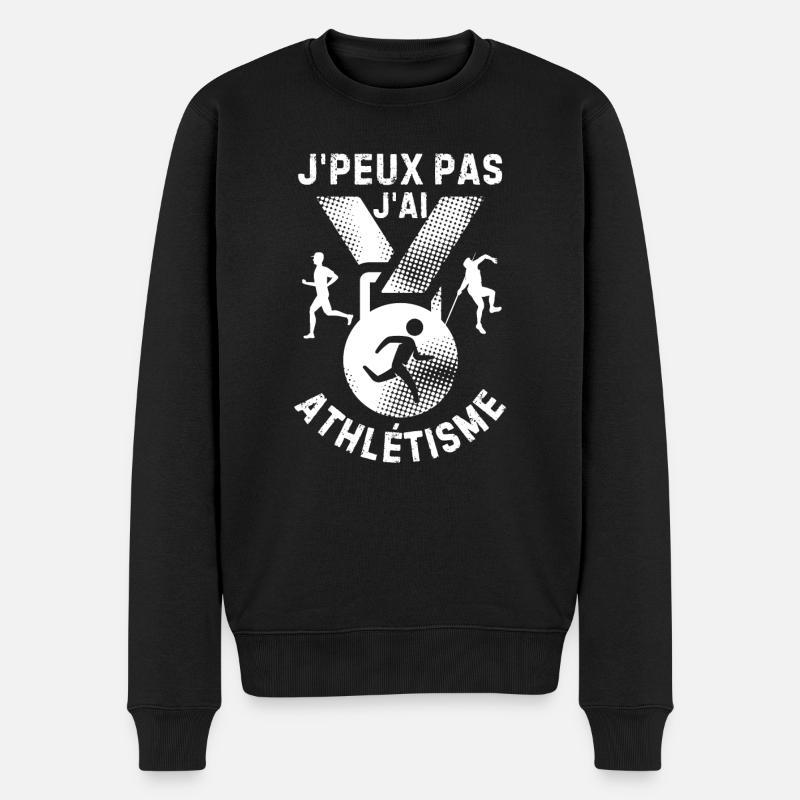 Athlétisme - Pull Premium bio Homme - noir