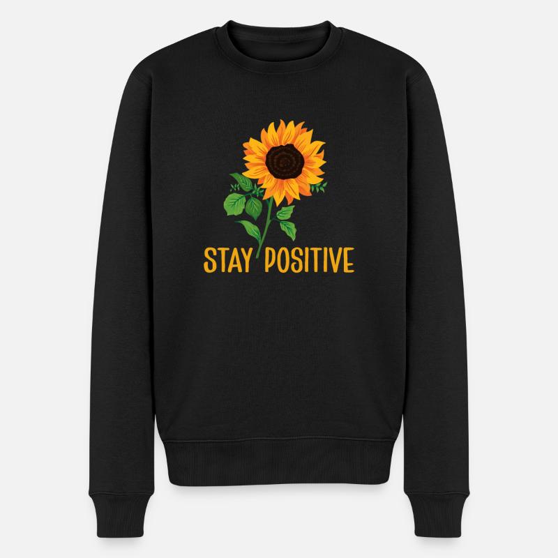 Tournesol reste positif - Pull Premium bio Homme - noir