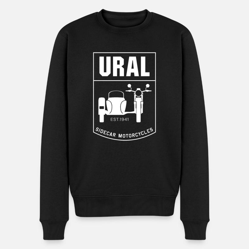 Ural sidecar motorcycles motocyclistes - Pull Premium bio Homme - noir