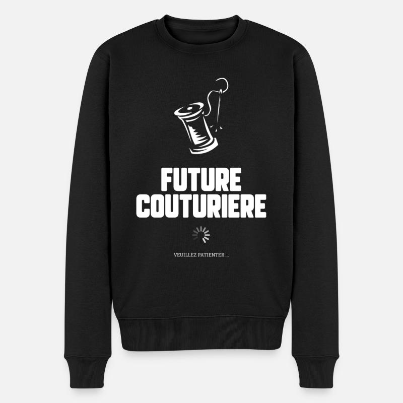 Future couturière - Pull Premium bio Homme - noir