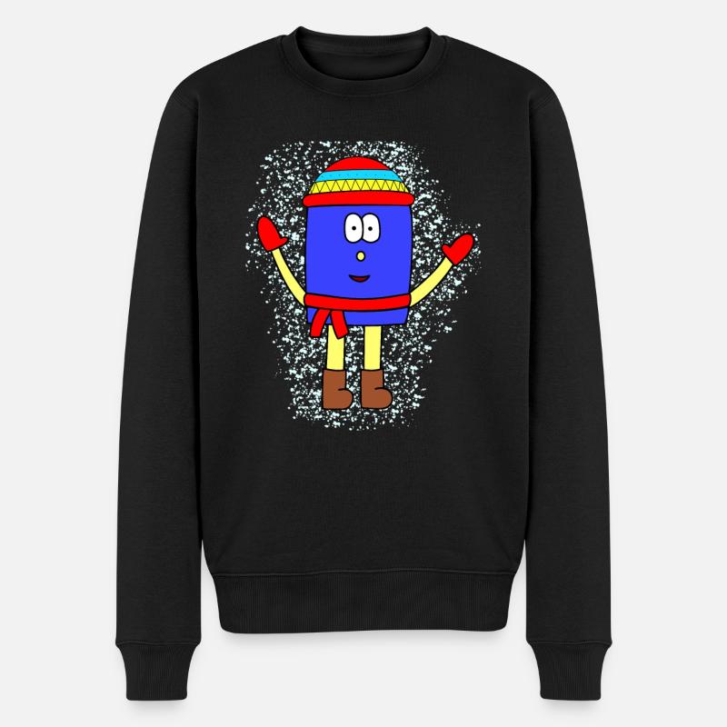 Conception du mutisme hivernal - Pull Premium bio Homme - noir