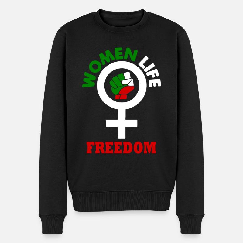 Women life freedom - Pull Premium bio Homme - noir