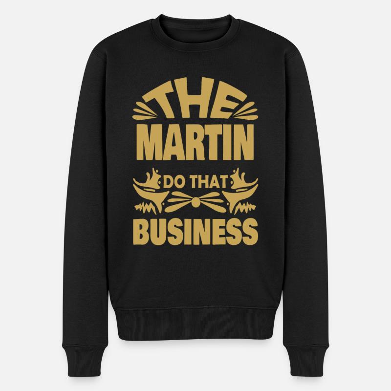 Les Martin font cette affaire - Pull Premium bio Homme - noir