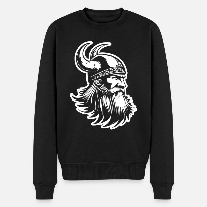 Guerrier viking Odin - Pull Premium bio Homme - noir