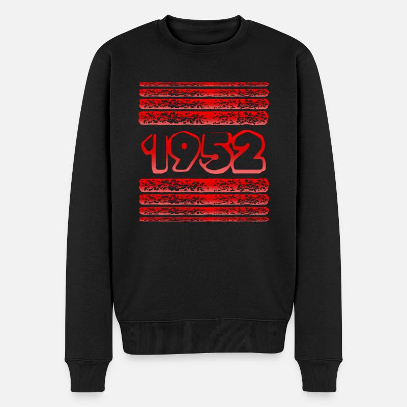 1952 - Männer Premium Bio Pullover - Schwarz