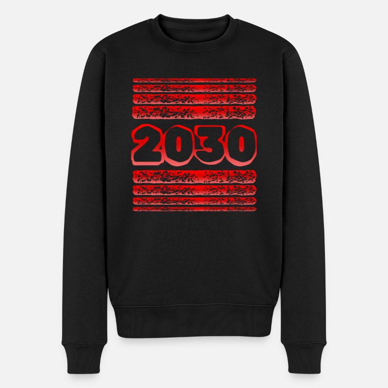 Année 2030 - Pull Premium bio Homme - noir