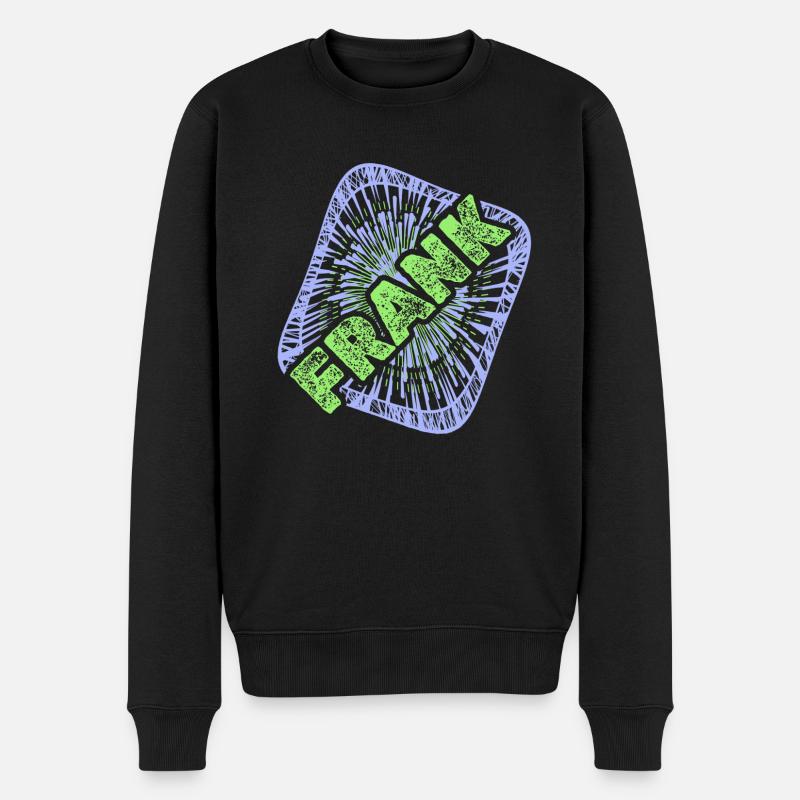 Geschenk für Frank - Männer Premium Bio Pullover - Schwarz
