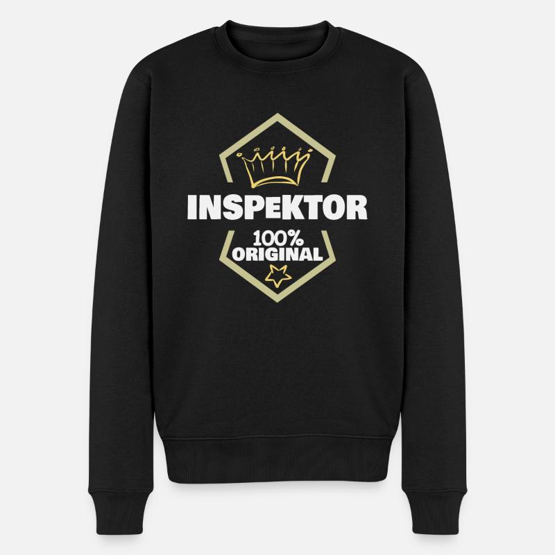 Cadeau pour l’inspecteur - Pull Premium bio Homme - noir