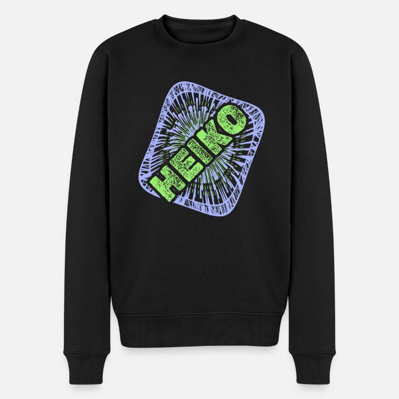 Heiko - Pull Premium bio Homme - noir