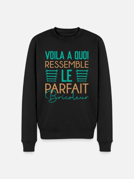 Super bricoleur - Pull Premium bio Homme - noir