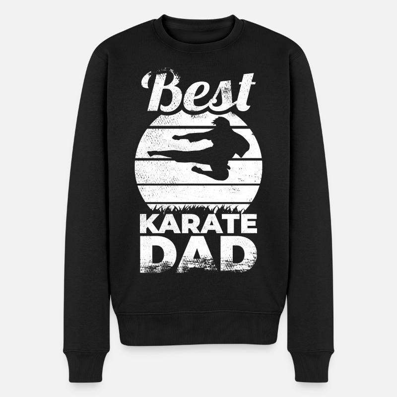 Meilleur Papa Karaté - Pull Premium bio Homme - noir